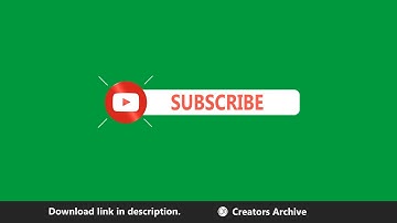 YouTube Lower Third Green Screen [CALT019]| Creators Archive
