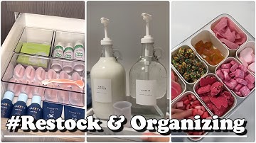Random ASMR Laundry Restock and Refill Organizing TikTok Compilation🍏Satisfying Cleaning