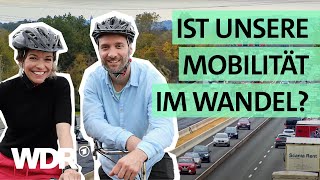 Lastenrad, Auto & ÖPNV: So steht’s um die Verkehrswende und Pendeln ohne Stau | Wie fährt NRW?