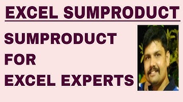 EXCEL SUMPRODUCT  FORMULA | SUMPRODUCT FUNCTION IN  EXCEL | SUMPRODUCT FORMULA IN EXCEL | HINDI.