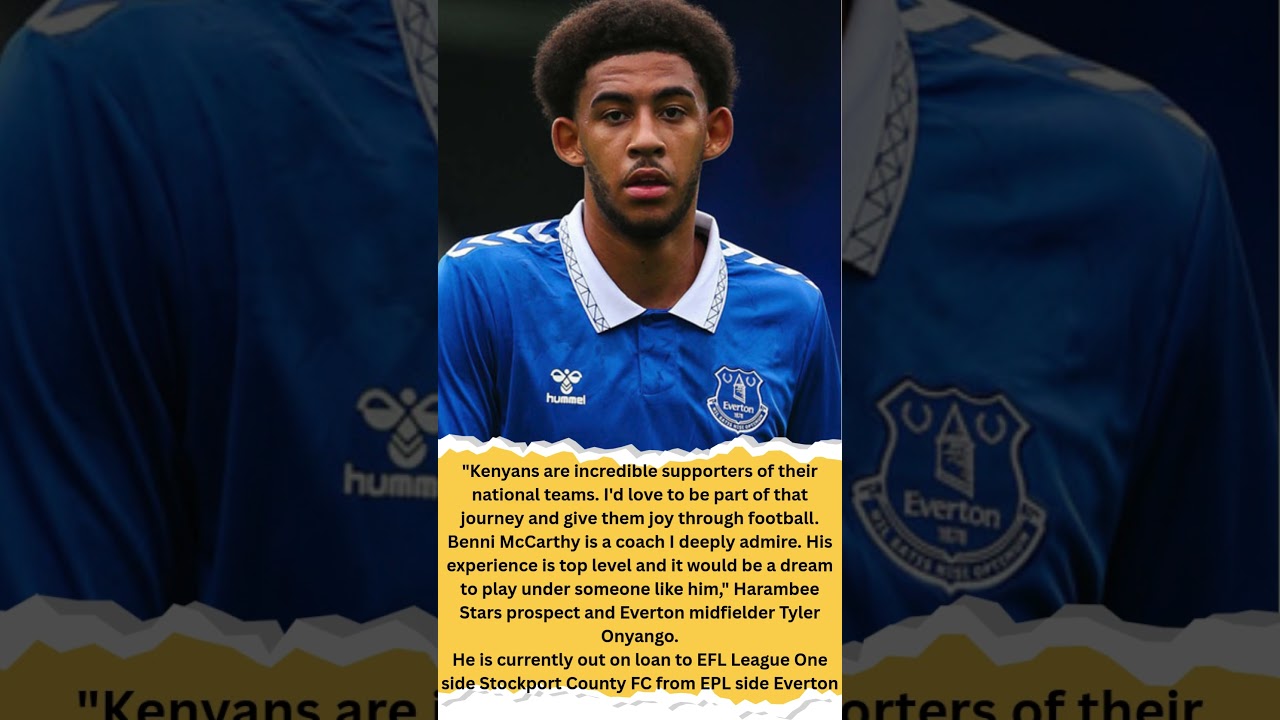 Tyler Onyango On Playing For Harambee Stars