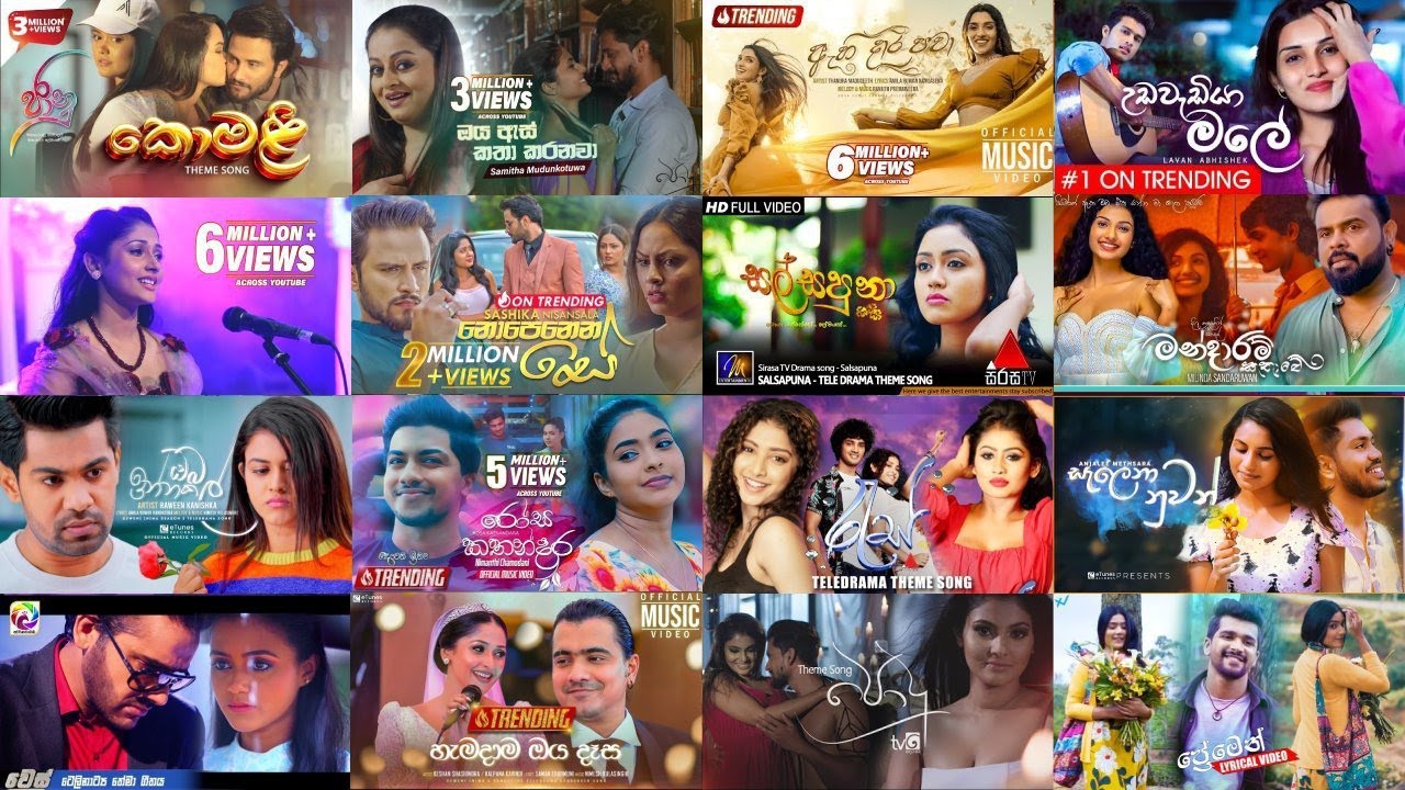 Best Teledrama Theme Song Collection     Sinhala Song  podhu 2024 jaanu