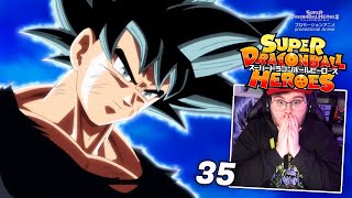 Dragon Ball Heroes Capítulo 35 Sub Español - Goku Ultra Instinto vs Black Goku - Reacción