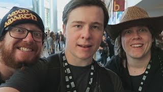 Zylbrad, Tyrodin & Muselk at Blizzcon! +Million Subscriber Plaque