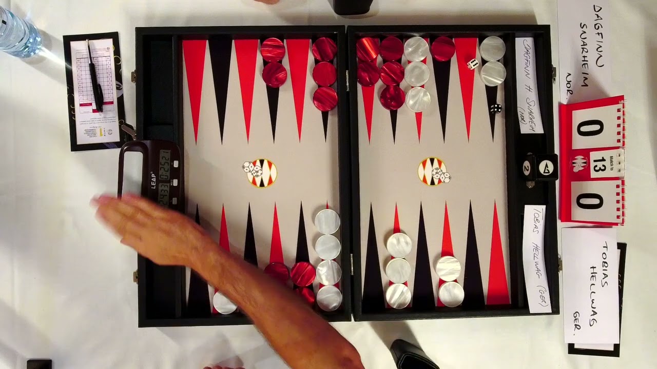 1st Beaulieu Backgammon Championship Dagfinn SNARHEIM vs. Tobias