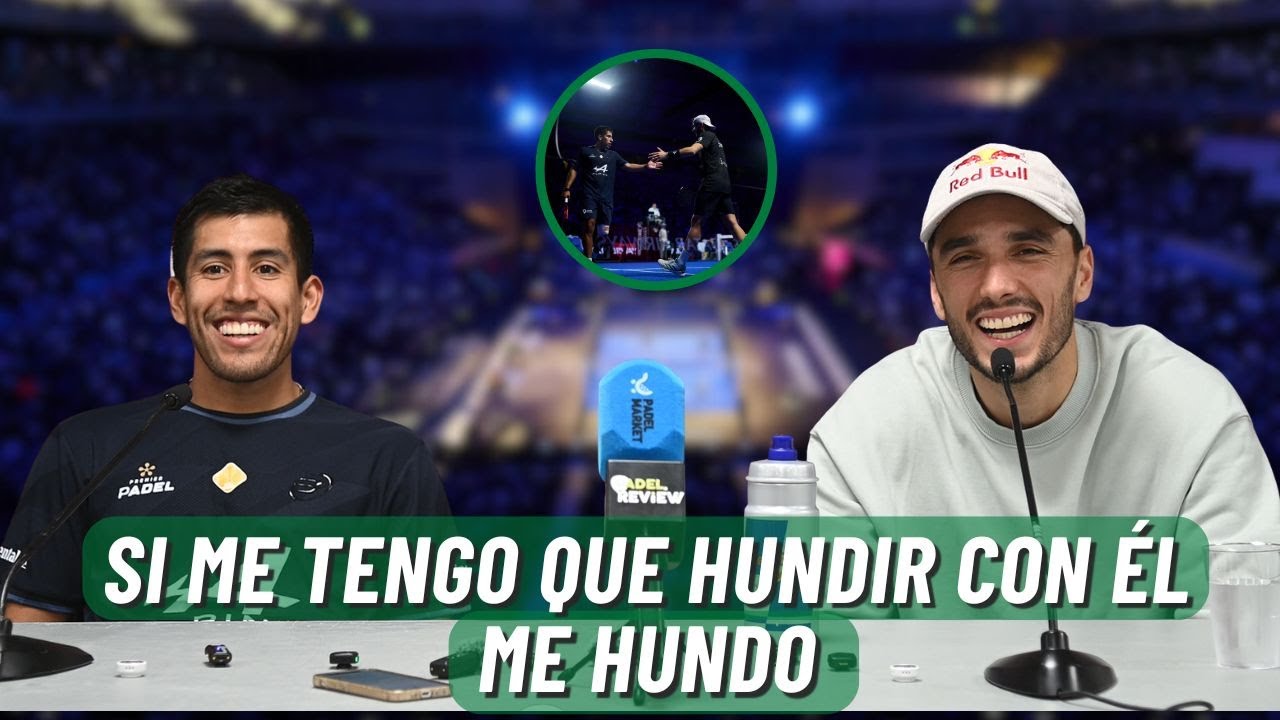 CHINGOTTO Y GALÁN HABLAN - RUEDA DE PRENSA ANTES DE SEMIFINALES DEL BARCELONA PREMIER PADEL FINALS