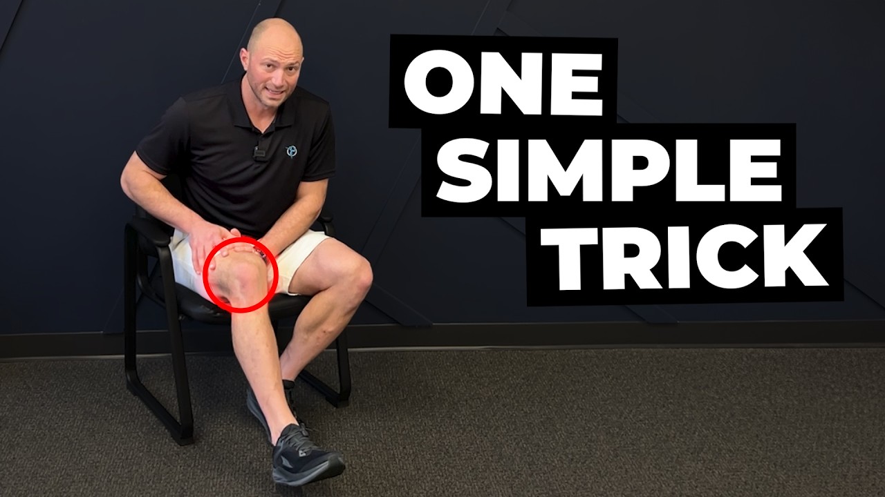 Can't extend your knee without pain This 1 simple trick is a real fix!