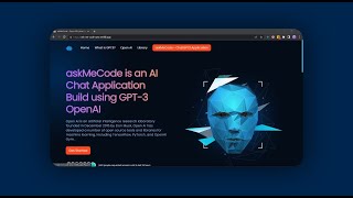 askMeCode Open AI , ChatGPT Clone using Codex | React JS Project | Avez Qureshi #reactjs #chatgpt