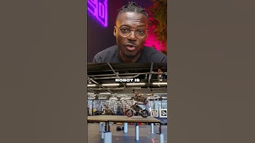 A self-balancing robotic bike!#robotics #tech #futuretech #AI