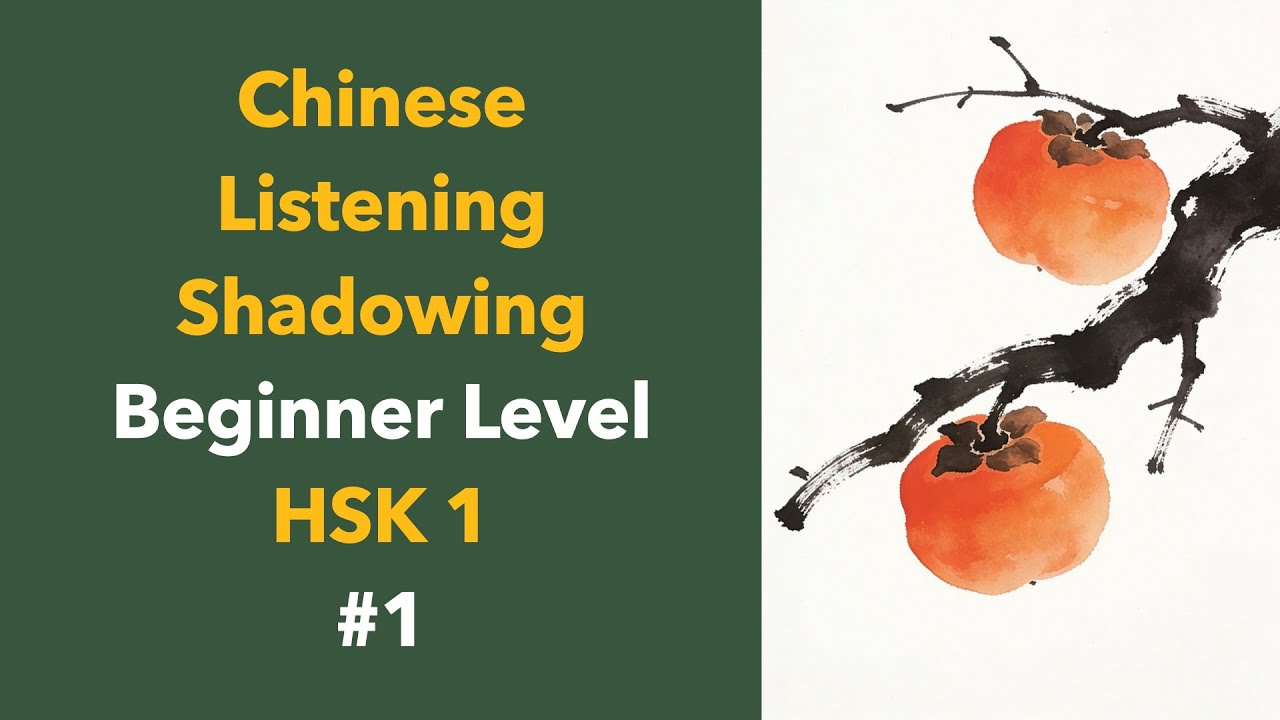 Beginner Chinese Listening & Shadowing #1: Personal Information (Simplified &Traditional Characters)