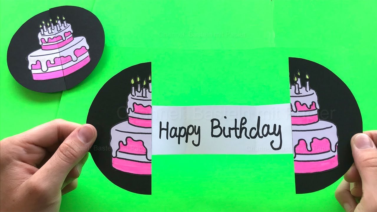 Basteln Mit Papier Karten Als Geschenk Zum Geburtstag Selber Machen Bastelideen Youtube