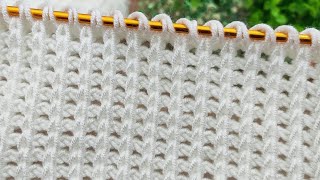 beautiful work  **!! very easy tunisian crochet knitting model #crochet #knitting #tunisian