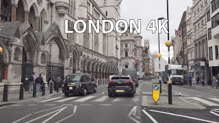 Morning Drive - Central London 4K