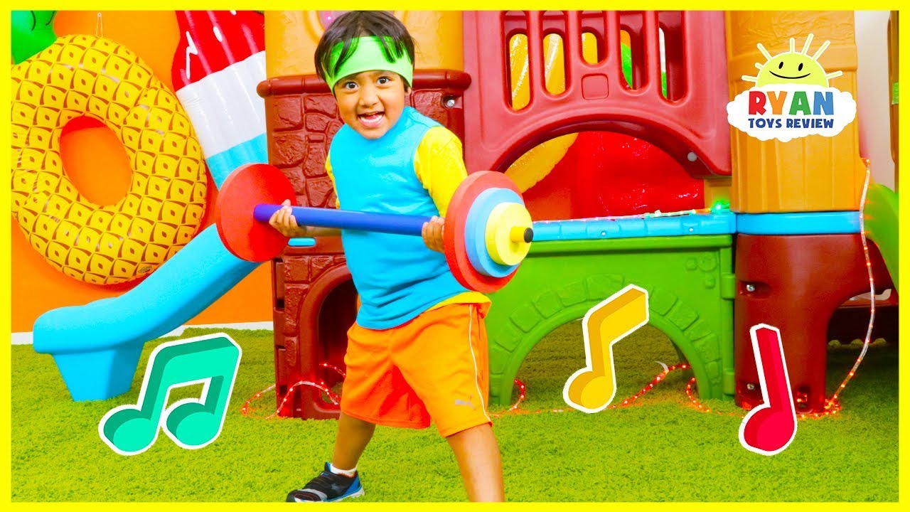 Body Parts Exercise Songs for Children  You Can Do It Too  Ryan ToysReview