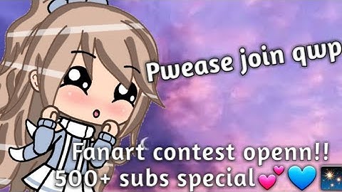 #gachabluefanartcontest   fanart contest open!!500 subbies special(read pinned comment)