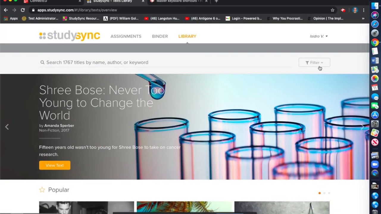StudySync Library Tutorial - YouTube