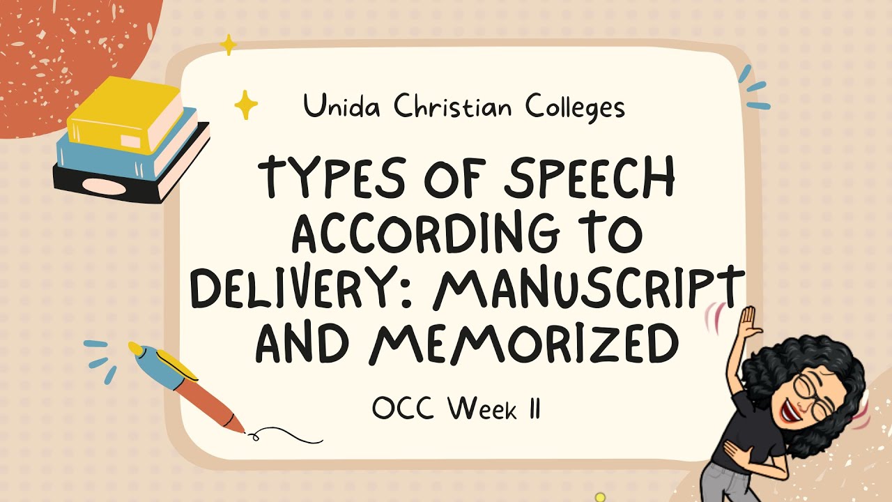 quiz on types of speech according to delivery