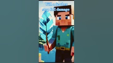 4 ways to stop fall damage forever in Minecraft.   #shorts #shortsfeed #youtubeshorts