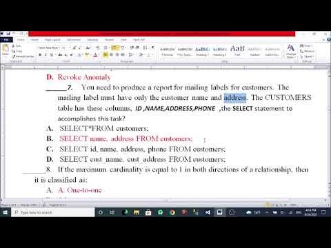 #IT coc level-4 #db coc level-IV #Database Administration Level IV ...