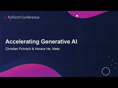 Accelerating Generative AI