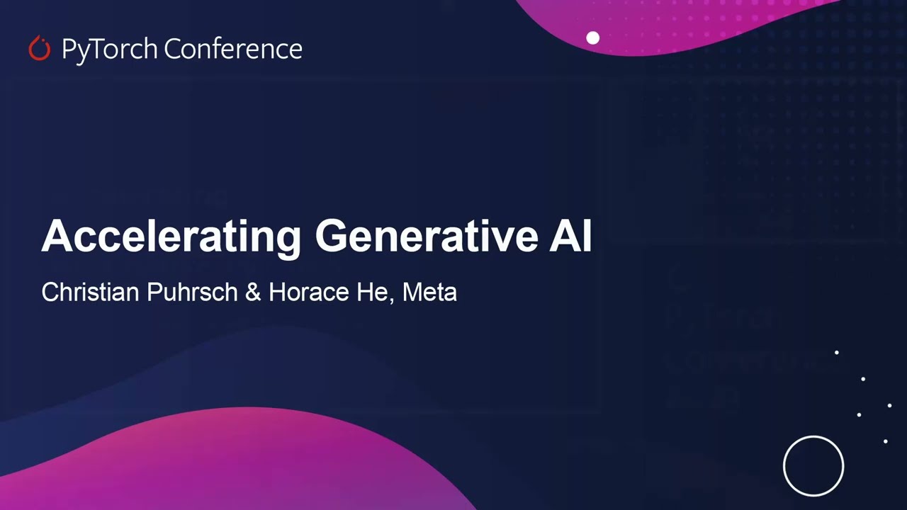 Image from Accelerating Generative AI