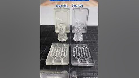 Formlabs Clear Resin Comparison