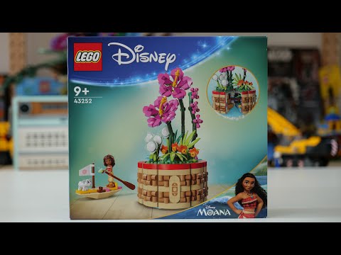 LEGO Disney 43252 Moana&#39;s Flowerpot - LEGO Speed Build Review