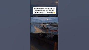 Did he spray a 250 shot or 400 shot of nitrous to this S10…what do yall think?