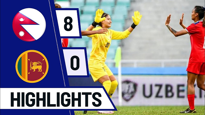 Nepal Vs Sri Lanka Highlights | AFC Women's Asian Cup Qualifiers 2025