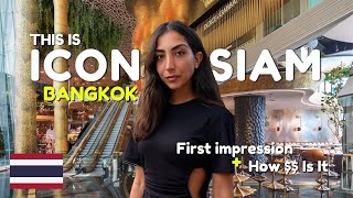 INSANE Food Court at ICON SIAM   | How Is This Even Real? | #1 Luxury Shopping Mall Bangkok Vlog