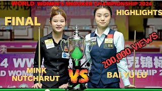 มิ้งค์ สระบุรี รอบชิงชนะเลิศ World Women's Snooker Championship 2024 ไฮไลท์เฟรมสุดท้าย