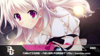 [Nightcore] - Never Forget You (Shambles Remix)