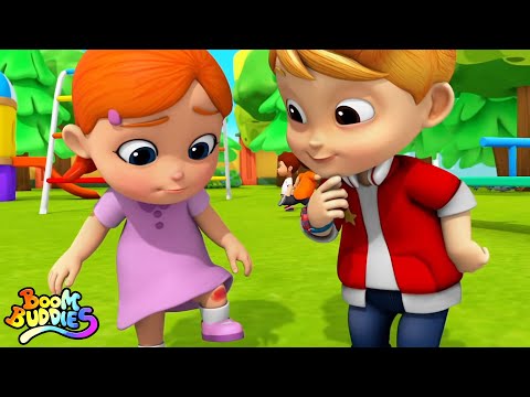 Canção de Boo Boo | Videos educativos | Boom Buddies Português | Desenhos animados para crianças