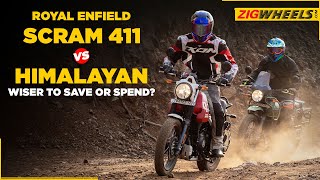 Royal Enfield Scram 411 vs Himalayan: Which Is The Right Bike For You? | ZigWheels