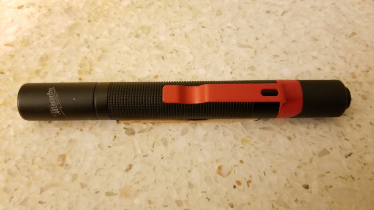 Milwaukee 100 Lumen Pen Light Model 2105 YouTube