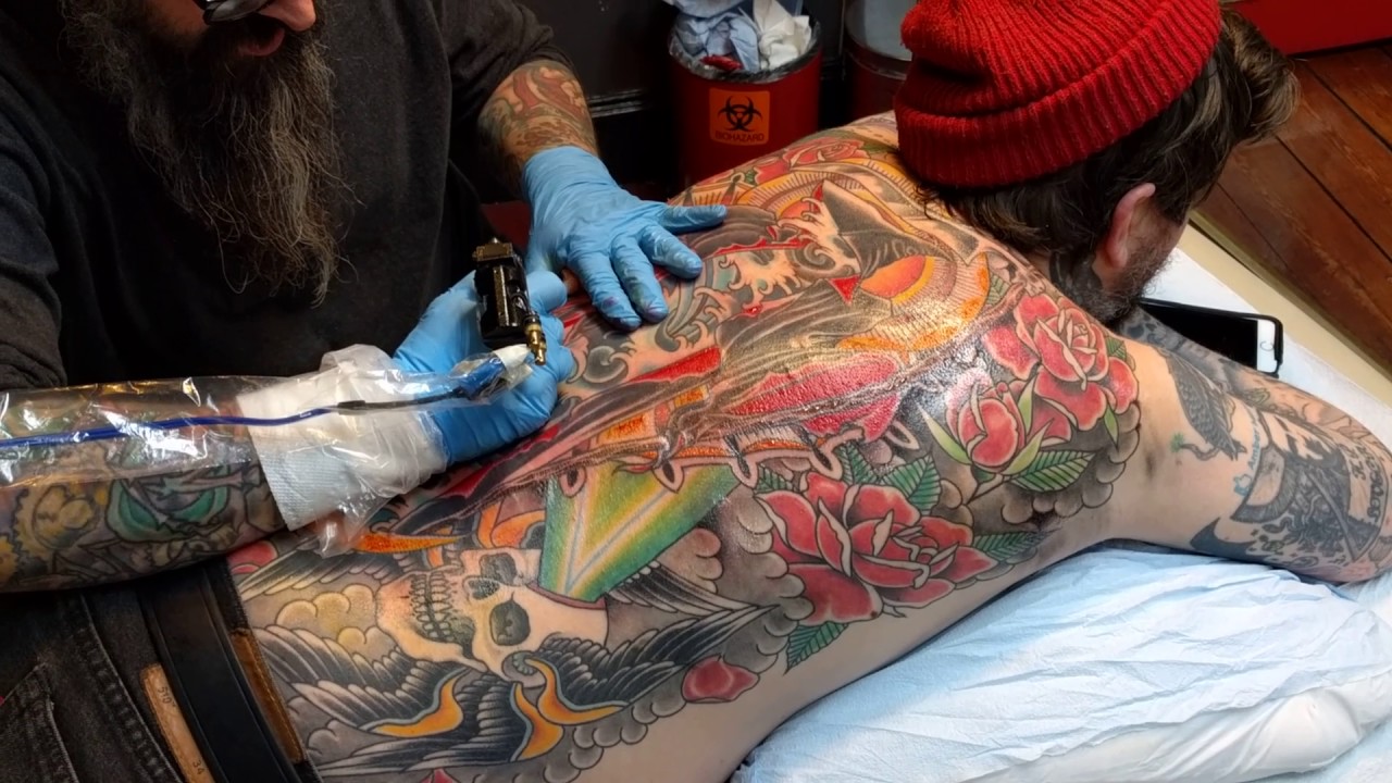jerry ware tattooing at