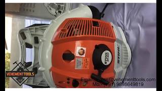 Stihl  BR 600 Backpack Blower Walk around, Unboxing and Working Video