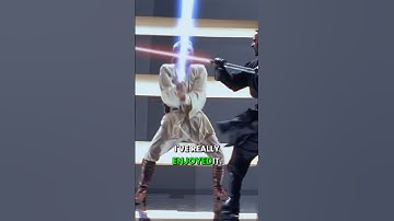 Ewan McGregor + Liam Neeson UNDERSTOOD Lightsaber Duels