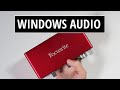 Scarlett 2i2 Audio Interface Setup - Windows Audio Sound Settings