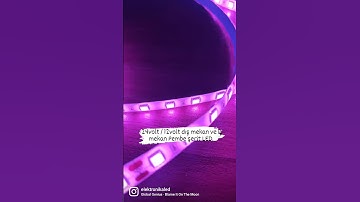 3 çip dış mekan Pembe şerit LED. www.elektronikaled.com #seritled #ledstreetlight #ledlights