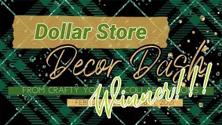 🎉 WINNER! #DollarDecorDash