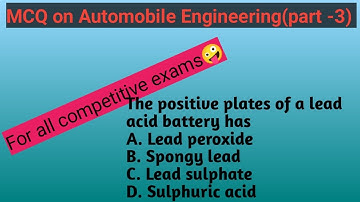 Automobile Engineering Objective Type Questions And Answers For All Competitive exams || SSCJEE||MCQ