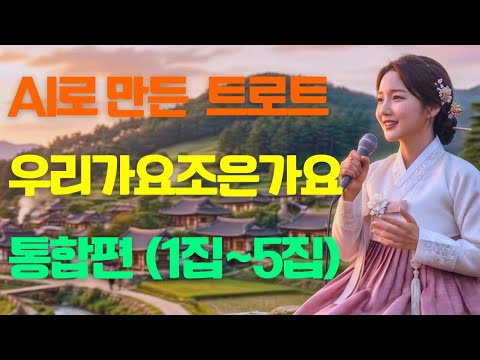 [우가조가 #6집] AI 최신  트로트-통합편(1~5편)