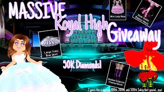 | CLOSED | MASSIVE Royale High Giveaway! Shadow Empress Boots, 50k Diamonds and More!