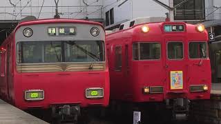 ［こどもスタジオ系統板］名鉄6000系初期車 6007f(急行岐阜行き）犬山駅 発車‼️