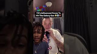 YN’s Influenced Fonzo To Hit The Galaxy Gas 😭🚮🚭 #chiraq #drill #shorts #fyp #fybmarr