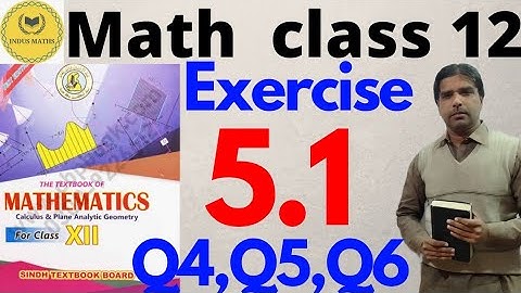 Class 12 Maths | Chap: 5 | Ex: 5.1 | Q: 4,5,6 | Differentiation Of Vector Functions| sindh board