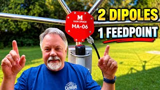2 Dipoles 1 Feedpoint - Does This MA-06 Actually Work? @COASTALWAVESWIRES