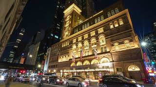 Carnegie Hall | Christmas | New York City (NYC) | 4K Timelapse