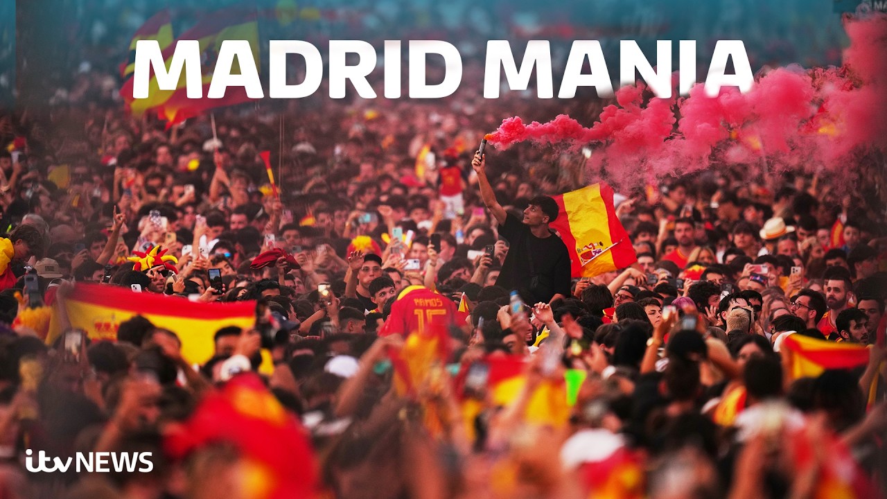 Victorious Spaniards return home to massive celebrations in Madrid